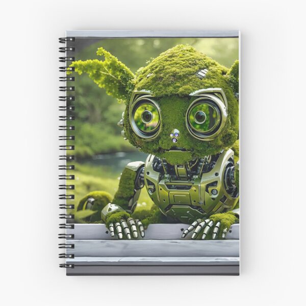 Item preview, Mossy Robby - Robot  designed and sold by Glenburn Graphics.