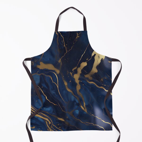 Item preview, Dark Blue Marble with Gold Flecks designed and sold by BirdsnStuff.