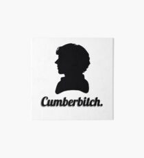 Cumberbitch silhouette design Art Board