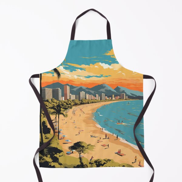 Item preview, A Pop Art Travel Print of Florianópolis - Santa Catarina - Brazil designed and sold by StudioRedKoala.