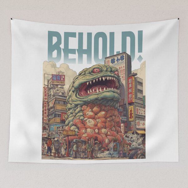 Item preview, Behold the Bulbous Kaiju: A Monstrous Sight designed and sold by go-go-designs.