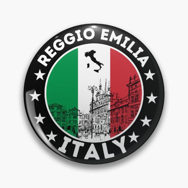 Item preview, Reggio Emilia City Skyline, Italian Flag designed and sold by Travelers Verse.