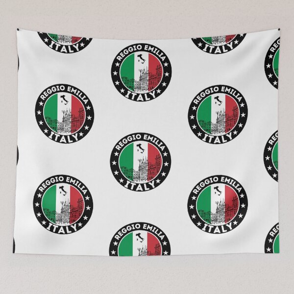 Item preview, Reggio Emilia City Skyline, Italian Flag designed and sold by Travelers Verse.