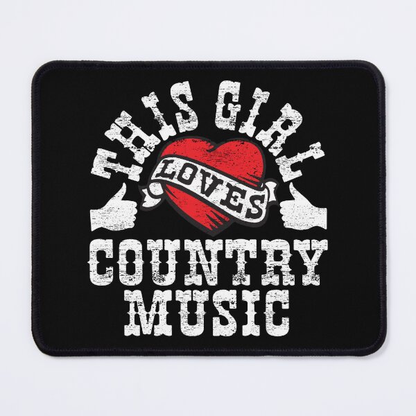 Item preview, THIS GIRL LOVES COUNTRY MUSIC designed and sold by kernitees.