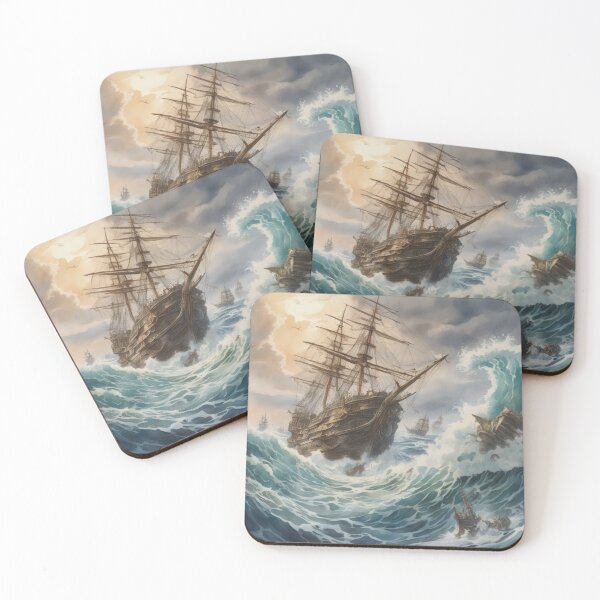 Item preview, The Fabled Kraken Starts to Rise from the Sea designed and sold by ArtbyAdrian.