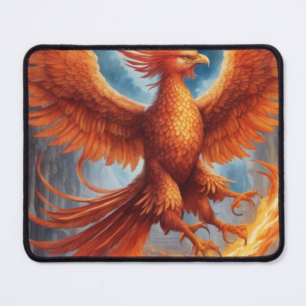 Item preview, The Fabled Phoenix is Reborn into a Fiery Blaze! designed and sold by ArtbyAdrian.