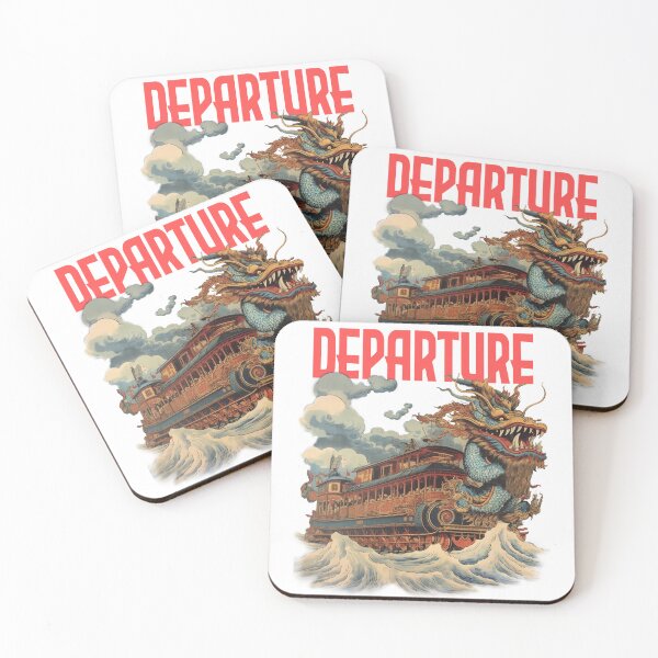Item preview, Dragon Ferry Departure: Embark on a Mythical Journey designed and sold by go-go-designs.