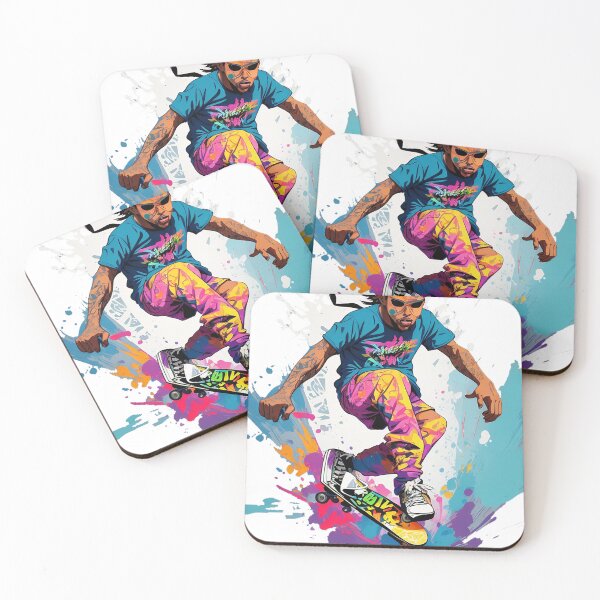 Artikelvorschau, Buntes Skateboard entworfen und verkauft von mashaqwenty.