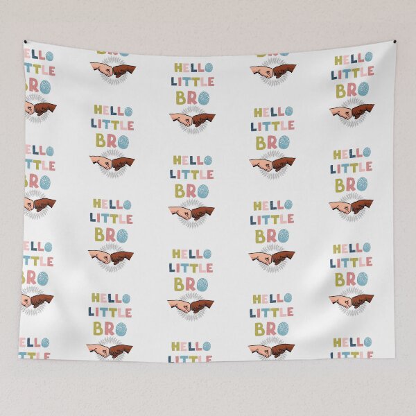 Item preview, Hello Little Bro, Brother, Bro, Friend. designed and sold by ROZWALCZ.