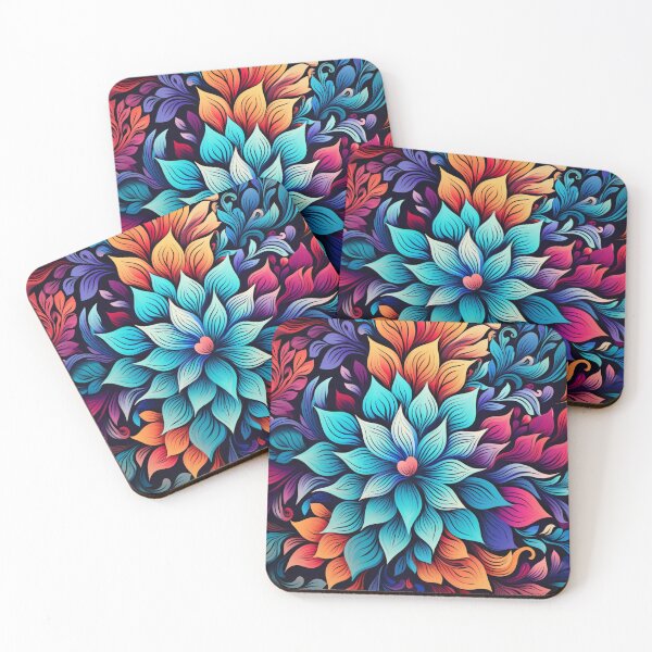 Item preview, vibrant flower designed and sold by patternshoprad.