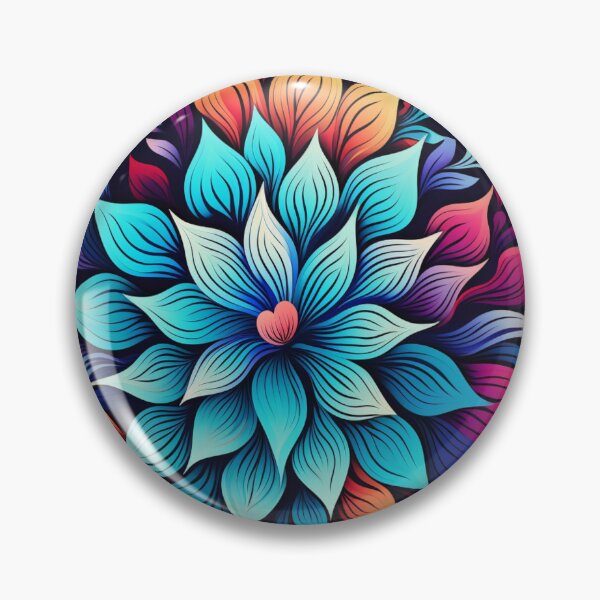 Item preview, vibrant flower designed and sold by patternshoprad.