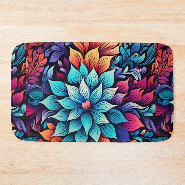 Item preview, vibrant flower designed and sold by patternshoprad.