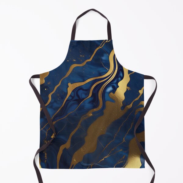 Item preview, Dark Blue Marble with Gold Flecks designed and sold by BirdsnStuff.