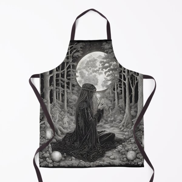 Item preview, Witch in the forest designed and sold by FineArtworld7.