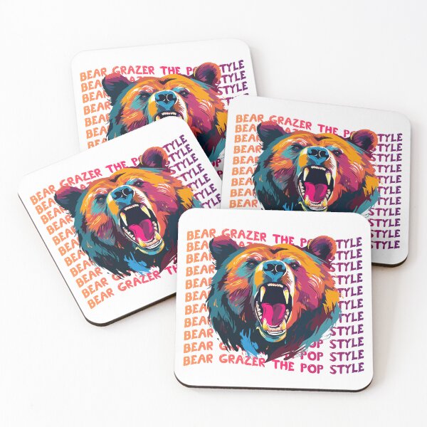 Item preview, Bear Grazer POP POP style designed and sold by DotLineStory.