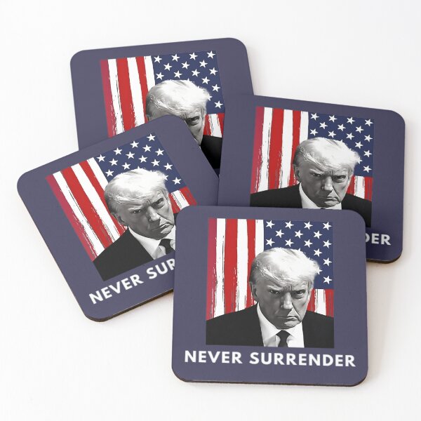 Item preview, Never Surrender Trump designed and sold by Aesthetic-Verse.