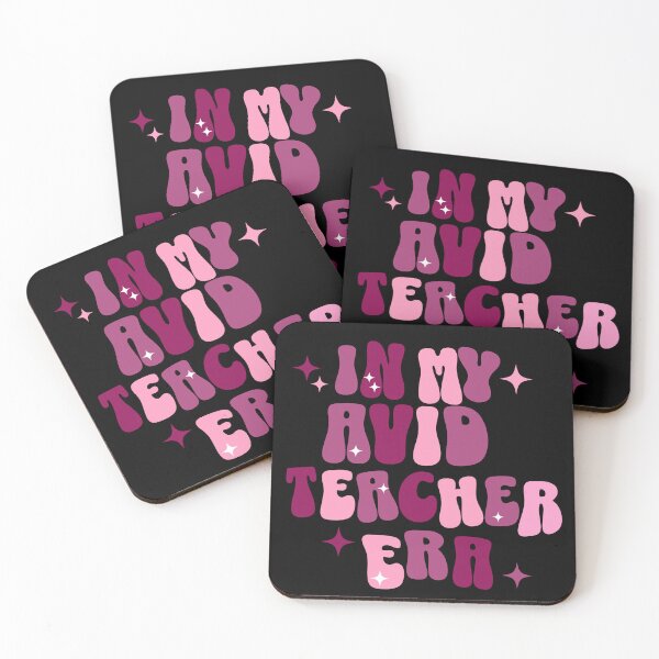 Item preview, AVID Teacher | In My AVID Teacher Era | Cute Teacher | Retro | Groovy Pink designed and sold by ShoniwDesigns.