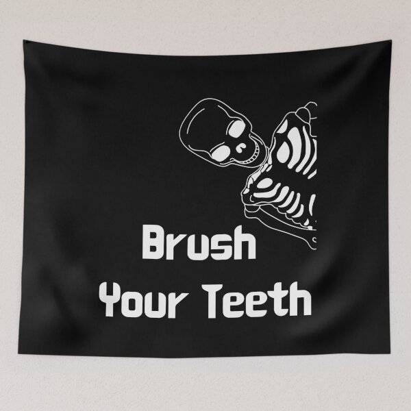 Item preview, Brush Your Teeth Happy Halloween designed and sold by ArtisShops.