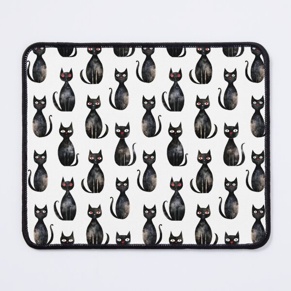 Item preview, Black Cat Watercolor designed and sold by DafraDesign.