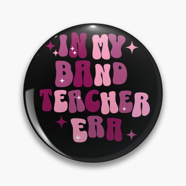 Artikelvorschau, Bandlehrer | In meiner Bandlehrer-Ära | Netter Lehrer | Retro | Grooviges Pink entworfen und verkauft von ShoniwDesigns.