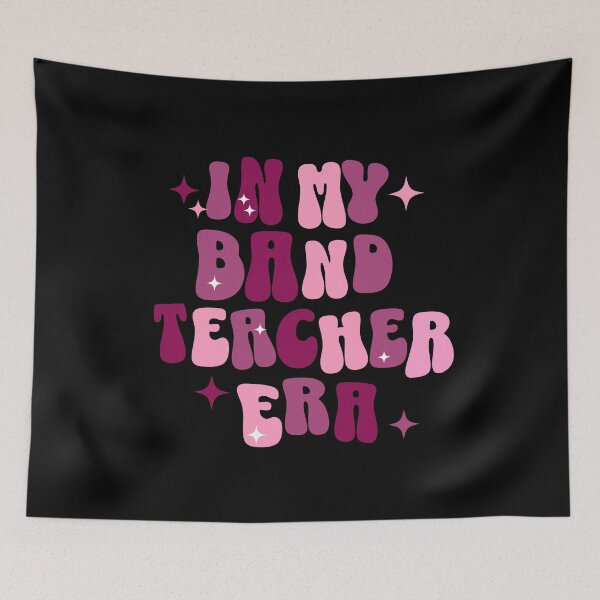 Item preview, Band Teacher | In My Band Teacher Era | Cute Teacher | Retro | Groovy Pink designed and sold by ShoniwDesigns.
