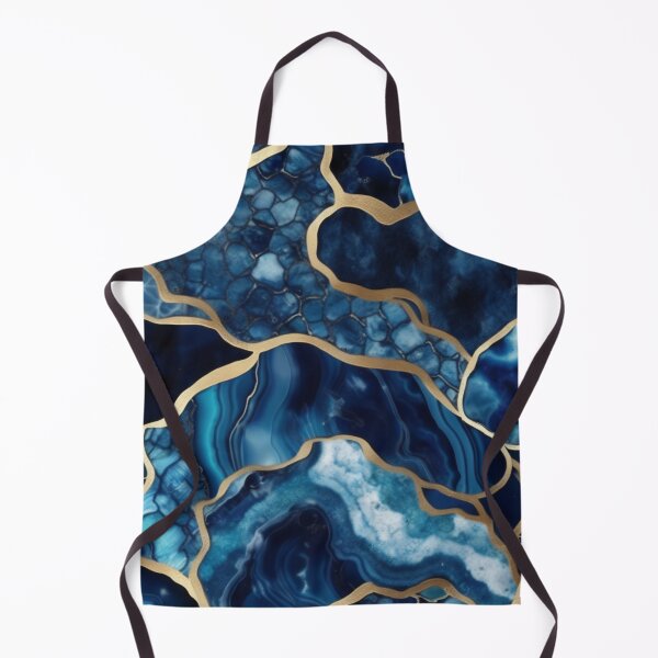Item preview, Dark Blue Marble Geodes and Texture with Gold Flecks designed and sold by BirdsnStuff.