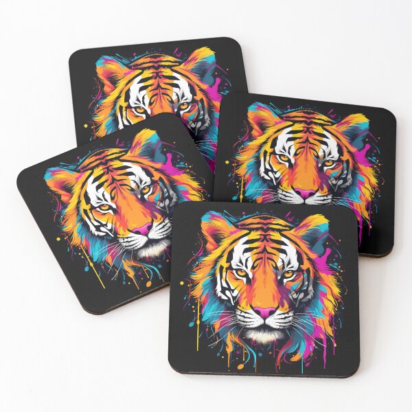 Item preview, "Tiger in Technicolor" designed and sold by Art-Vortex-fr.