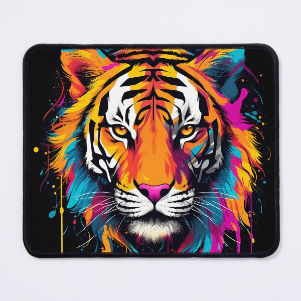 Item preview, "Tiger in Technicolor" designed and sold by Art-Vortex-fr.