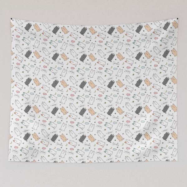 Item preview, cat seamless pattern designed and sold by DdemocrazydizZ.