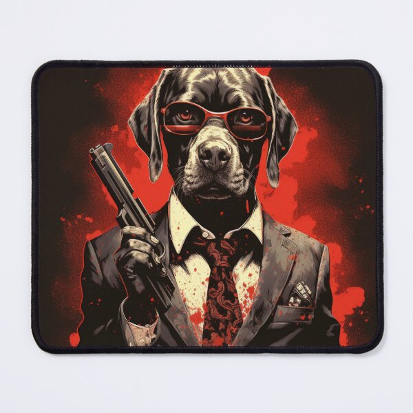 Item preview, dog gangster designed and sold by patternshoprad.