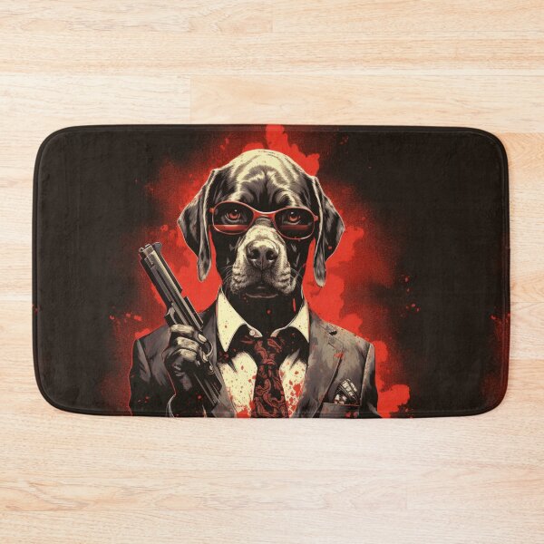 Item preview, dog gangster designed and sold by patternshoprad.