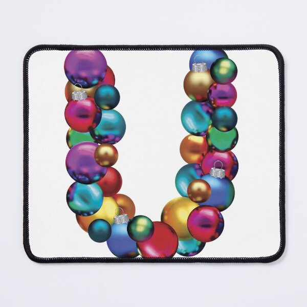 CHRISTMAS LETTER U Mouse Pad