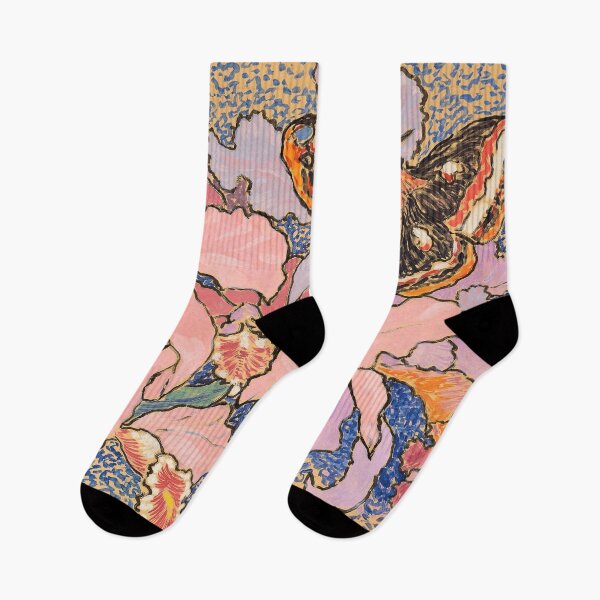 Item preview, Gisbert Combaz, Orchids and an Emperor Moth designed and sold by NouveauEra.