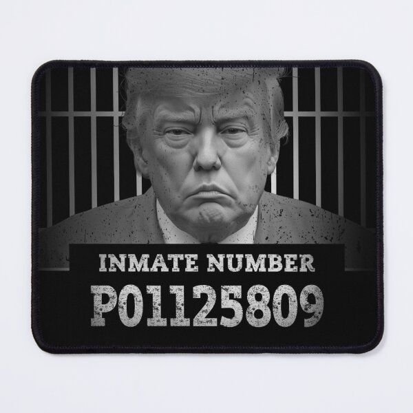 Item preview, Donald Trump Mugshot | Inmate Number PO1135809 | Anti-Trump | Distressed Style designed and sold by niftee.