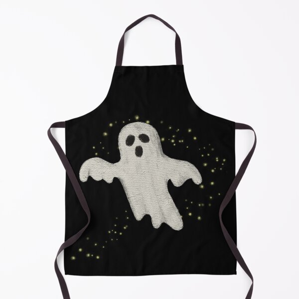 Item preview, Ghost on a black background designed and sold by Yuliya Papova.