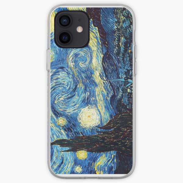 Nuit étoilée - Vincent Van Gogh Coque souple iPhone