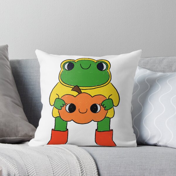 Item preview, Mr Frog Has Been Pumpkin Picking  designed and sold by Colzo Art.