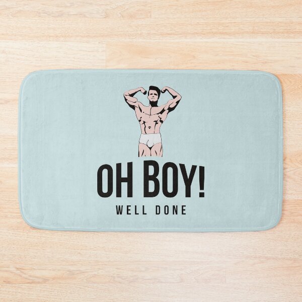 Item preview, Oh Boy! Well done - Flexing muscle hunk designed and sold by gayishdesign.