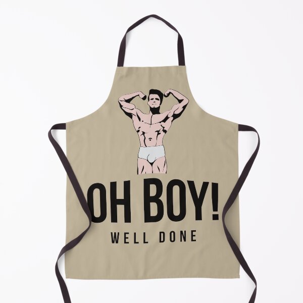 Item preview, Oh Boy! Well done - Flexing muscle hunk designed and sold by gayishdesign.