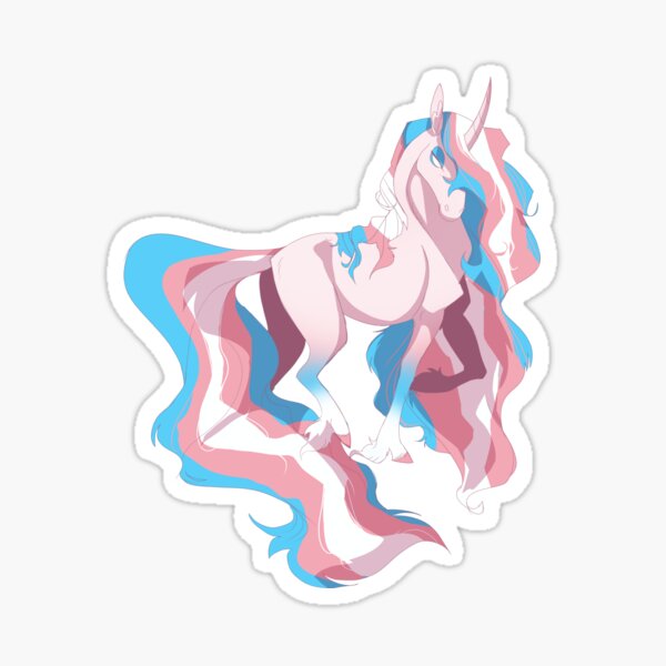 Item preview, Orion Unicorn Trans flag pride designed and sold by dabourdin.