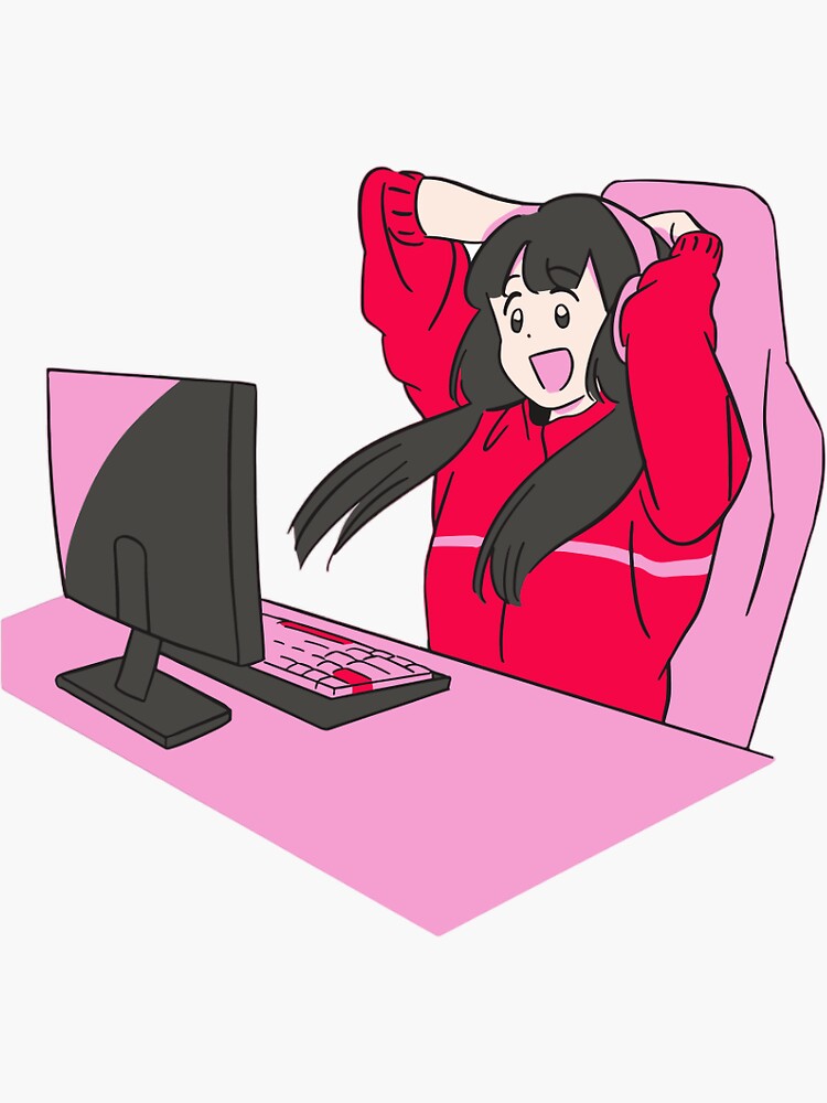 Anime Stickers Kawaii Computer, Computer Desktop Anime