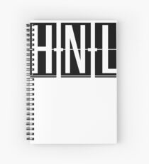 HNL - Honolulu HI Airport Code Souvenir or Gift Shirt Spiral Notebook