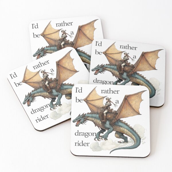 Item preview, I'd rather be a dragon rider designed and sold by go-go-designs.