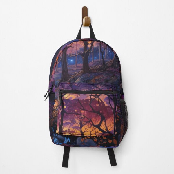 Item preview, Mystical Forest Sunset - Fantasy Landscape designed and sold by AiHead.