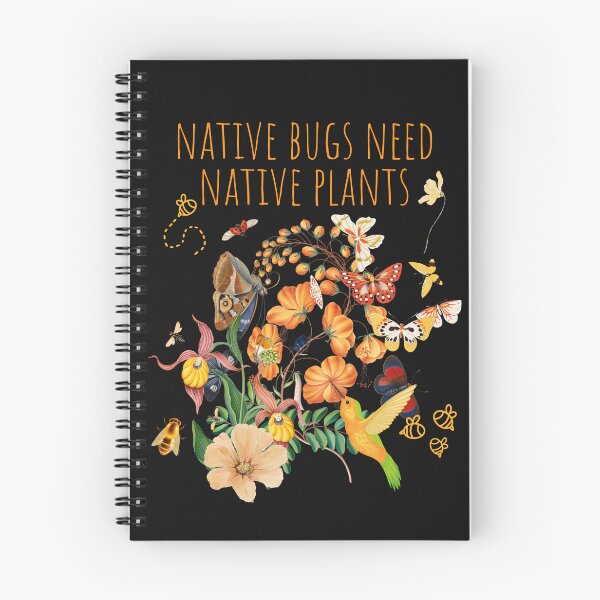 Item preview, Native Bugs Need Native Plants Colorful Design designed and sold by EarthArtDesigns.