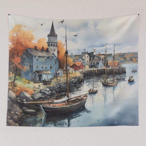 Item preview, "Haunted Harbor" designed and sold by Art-Vortex-fr.