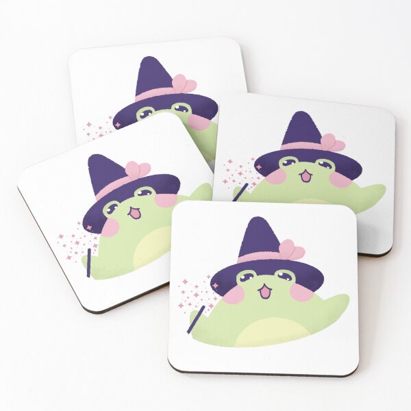 Item preview, Cute wizard frog with a magic wand designed and sold by Shakro.