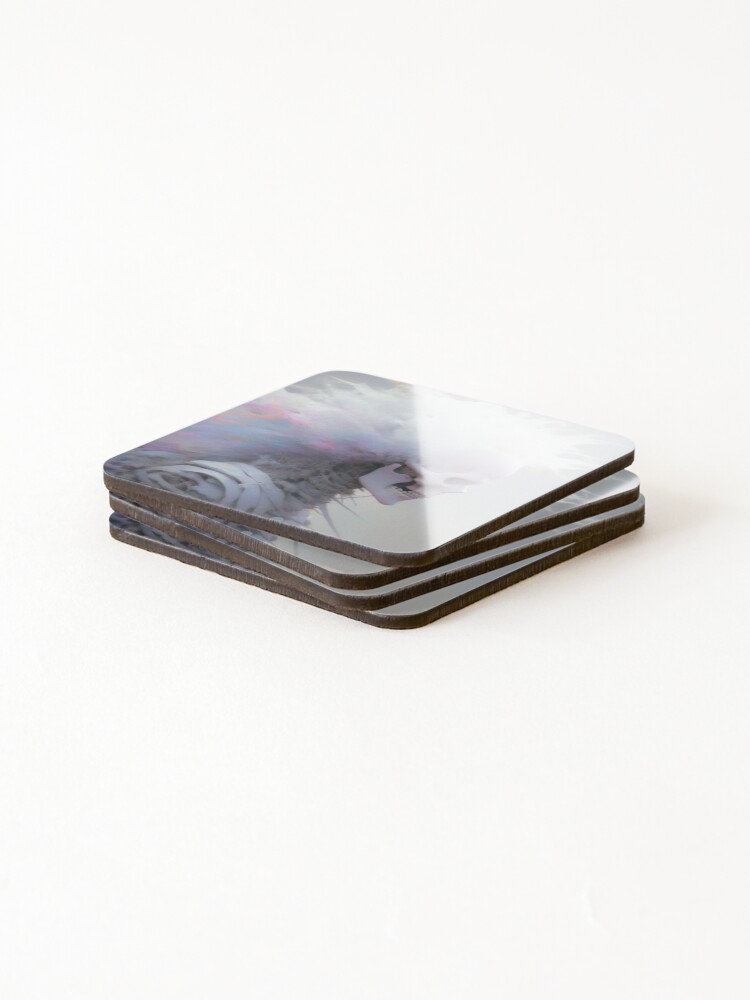 Thumbnail 4 of 5, Coasters (Set of 4), Powder designed and sold by ARTificialNsite.