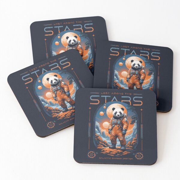 Item preview, Panda Astronaut - Lost Among The Stars designed and sold by faunathreads.