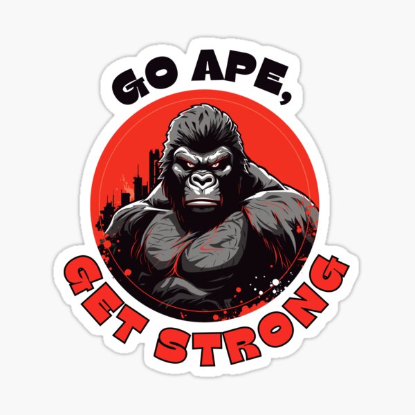 Strong ape gorilla gym concept  Kids T-Shirt for Sale by